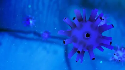 Virus illustration Stock Illustration