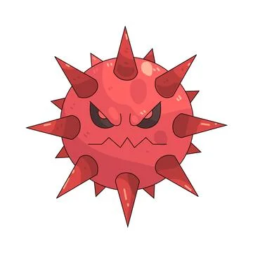 Virus illustration 스톡 일러스트