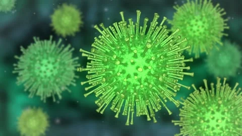 Virus infection background Stock-Footage 125846637