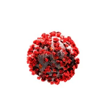 Virus isolated on white Stock Illustration