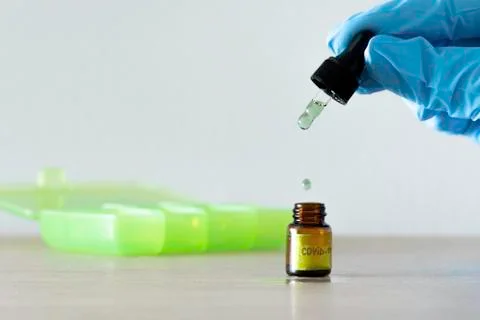 Virus in The Laboratory 写真素材