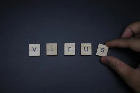Virus Letters Stock Photos
