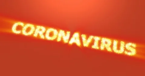 Virus logo, computer generated Video stock 123856956