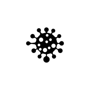 Virus Logo Template vector Stock Illustration