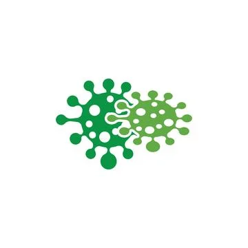 Virus Logo Template vector Stock Illustration