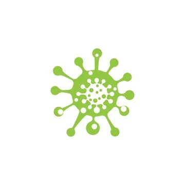 Virus Logo Template vector Stock Illustration