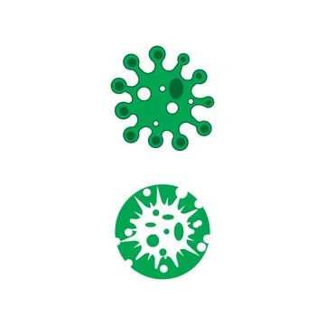 Virus Logo Template vector symbol Stock Illustration