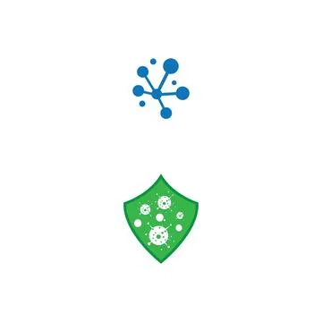Virus Logo Template vector symbol Stock Illustration