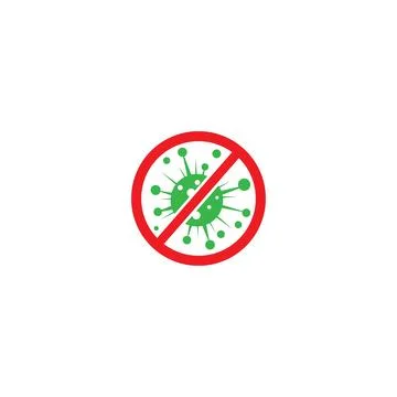 Virus Logo Template vector symbol Stock Illustration