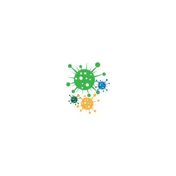 Virus Logo Template vector symbol Stock Illustration