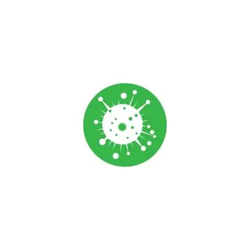 Virus Logo Template vector symbol Stock Illustration
