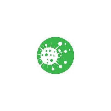 Virus Logo Template vector symbol Stock Illustration