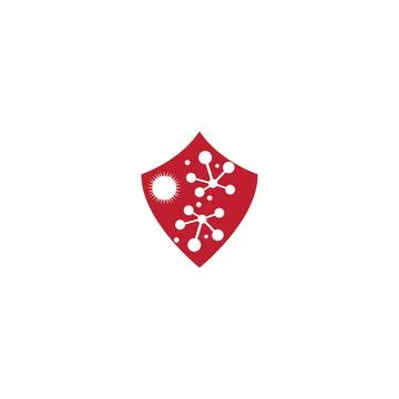 Virus Logo Template vector symbol 库存插图