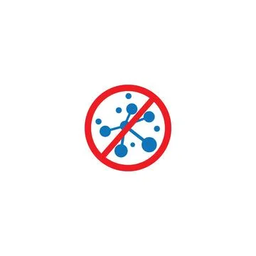 Virus Logo Template vector symbol Stock Illustration