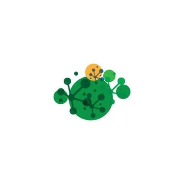 Virus Logo Template vector symbol Stock Illustration