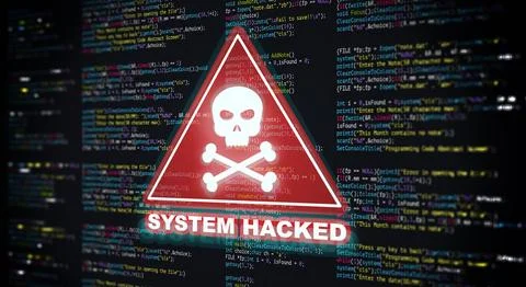 Virus, Malware, Cyber attack, and Internet cyber security Concept. 스톡 일러스트
