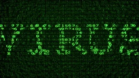 Virus Matrix Video stock 128460355