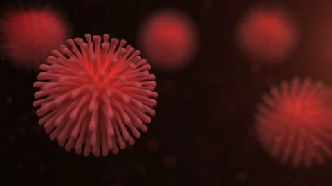 Virus microorganism animation. Stock Footage 122282504