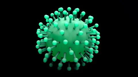 Virus, microscopic parasites Stock Illustration
