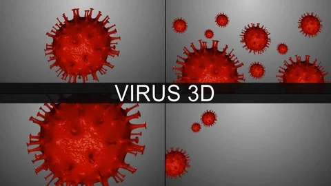 Virus  Molecule Stock Footage 127314248
