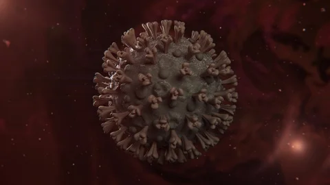 Virus Morph Into Globe Video stock 127903952