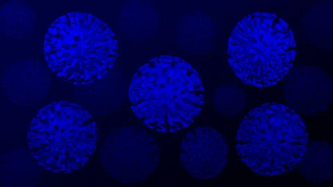 Virus moving. 3D rendering. Stock Footage 94173017