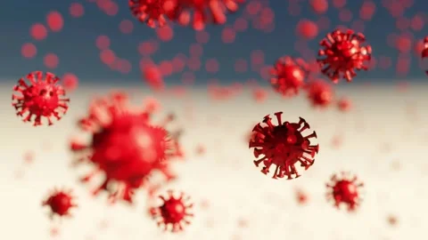Virus moving video. Stock Footage 252816184