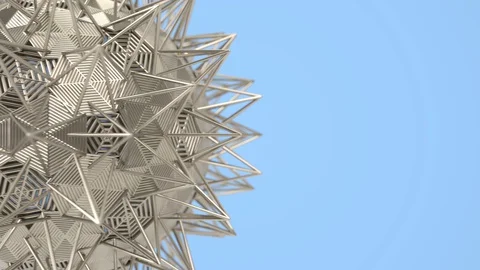 Virus or bacteria cell, pathogen infection, coronavirus pandemic loop background Stock Footage 128011249