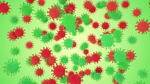 Virus or Bacteria Infection Background Stock Footage 126496591