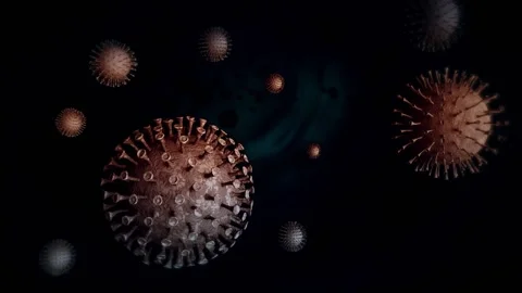 Virus or bacteria infection Stock Footage