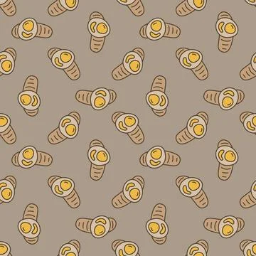 Virus or Microbe abstract vector concept creative seamless pattern Stock Illustration