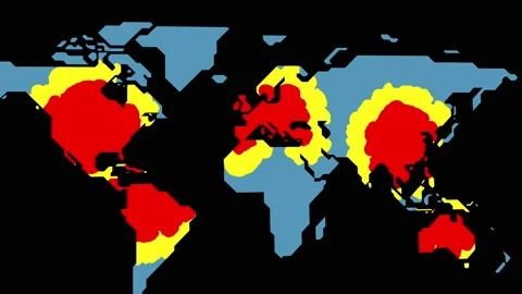 Virus outbreak spreading around the world, contain COVID-19 Stock Footage 179511950