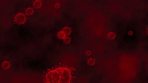 Virus particle. Video stock 158825437
