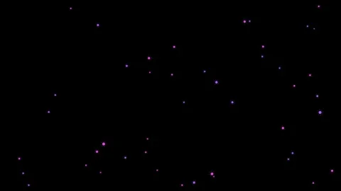 Virus particles drifting on black background overlay 4K Vídeo Stock 336624942