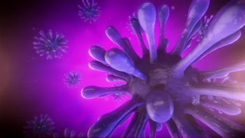Virus Particles Stock Footage 241042616