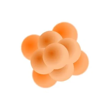 Virus particles on gradient background Ilustración de archivo