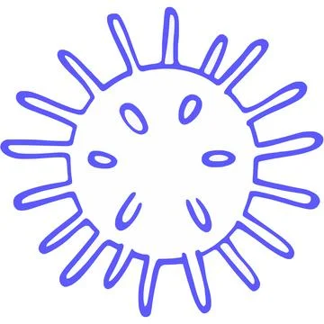 Virus Pathogen Germ Microbe Infection and Health Stock Illustration