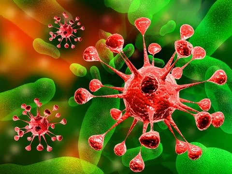 Virus. Stock Photos