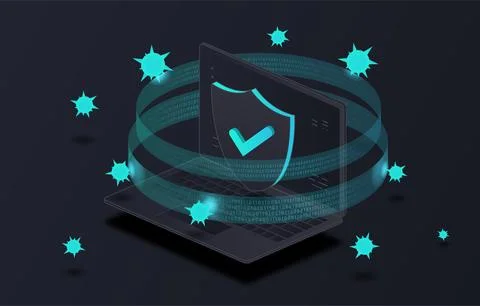 Virus protection concept イラスト素材