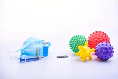 Virus protection concept Stock Photos