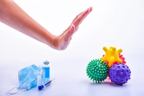 Virus protection concept Stock Photos