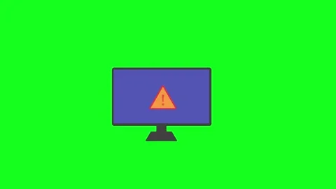 Virus protracted icon animation in computer Stock Footage 258217855