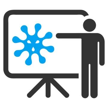 Virus Report Icon Illustrazione stock