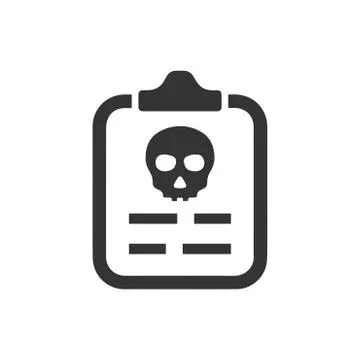 Virus Report Icon Stock Illustration