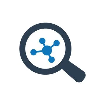 Virus Research Icon Stock Illustration