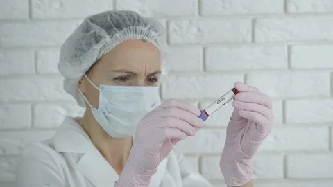 Virus with risk of disease. Stock Footage 127058291