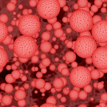 Virus seamless generated hires texture Stock Illustration
