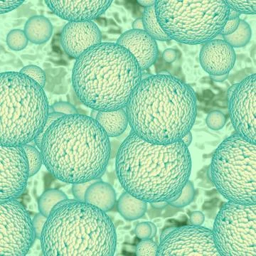 Virus seamless generated hires texture Stock Illustration