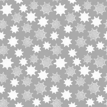 Virus seamless pattern Illustrazione stock