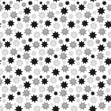 Virus seamless pattern Illustrazione stock